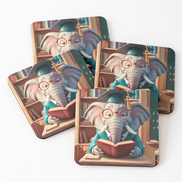 Item preview, Elephant Portrait. elephant teacher designed and sold by ElephantVibes.
