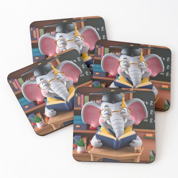Item preview, Elephant Portrait. elephant teacher designed and sold by ElephantVibes.