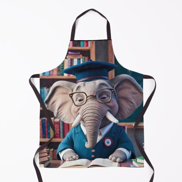 Item preview, Elephant Portrait. elephant teacher designed and sold by ElephantVibes.