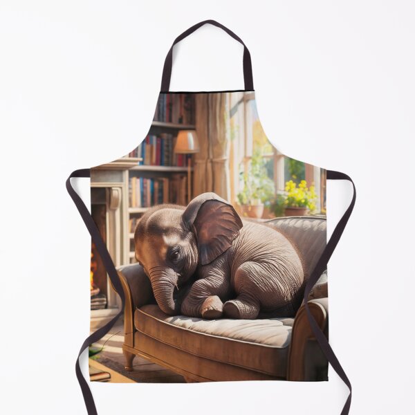 Item preview, Elephant Portrait. resting elephant designed and sold by ElephantVibes.
