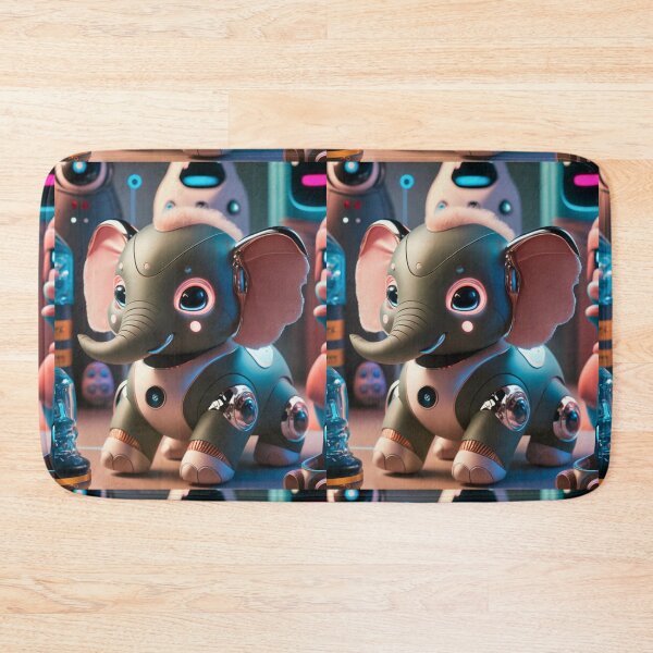 Item preview, Elephant Portrait. robot elephant designed and sold by ElephantVibes.