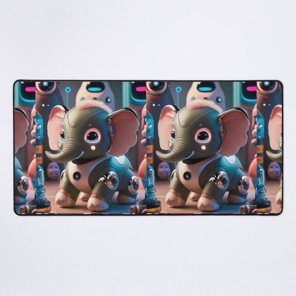 Item preview, Elephant Portrait. robot elephant designed and sold by ElephantVibes.