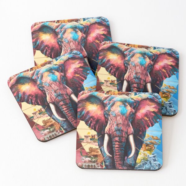 Item preview, Elephant Portrait designed and sold by ElephantVibes.