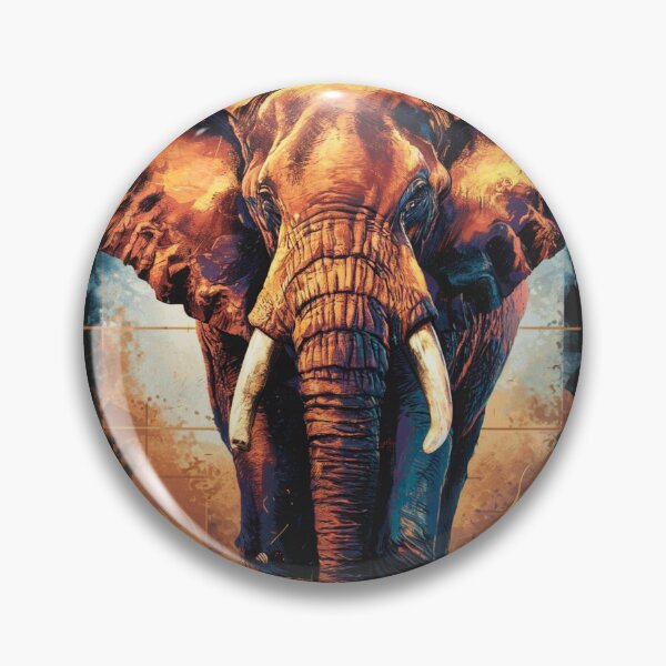 Item preview, Elephant Portrait designed and sold by ElephantVibes.