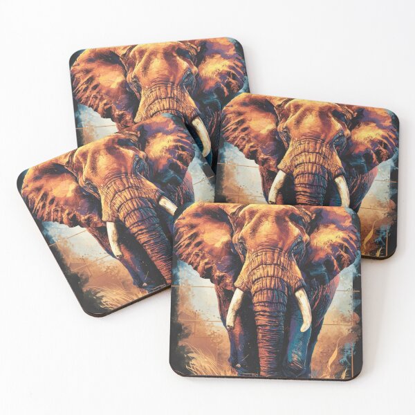 Item preview, Elephant Portrait designed and sold by ElephantVibes.