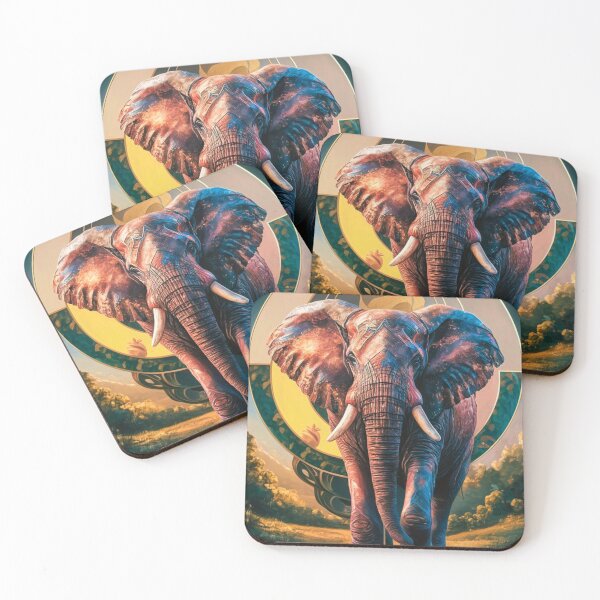 Item preview, Elephant Portrait designed and sold by ElephantVibes.
