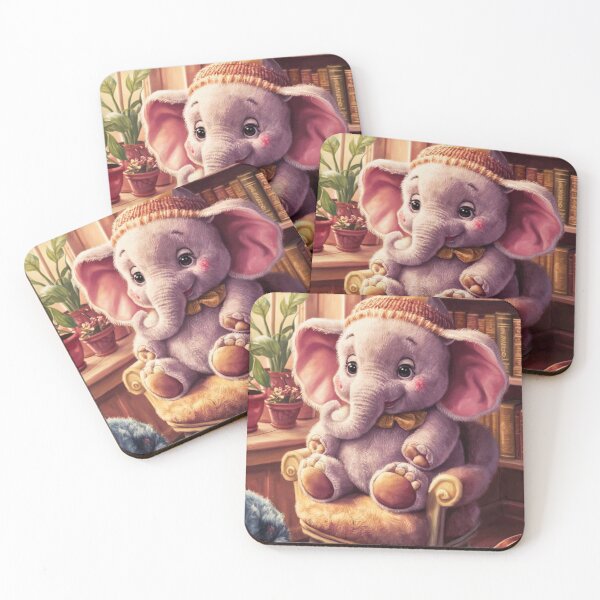Item preview, Elephant Portrait. plush elephant designed and sold by ElephantVibes.