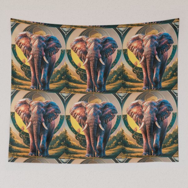 Item preview, Elephant Portrait designed and sold by ElephantVibes.