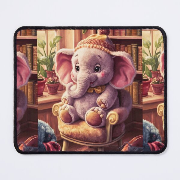 Item preview, Elephant Portrait. plush elephant designed and sold by ElephantVibes.