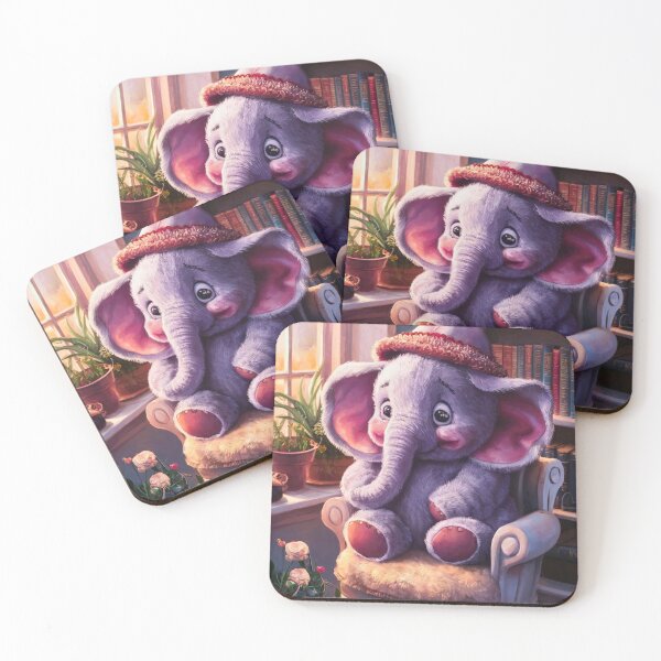 Item preview, Elephant Portrait. plush elephant designed and sold by ElephantVibes.
