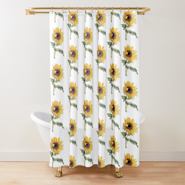 Girasol Cortina de ducha