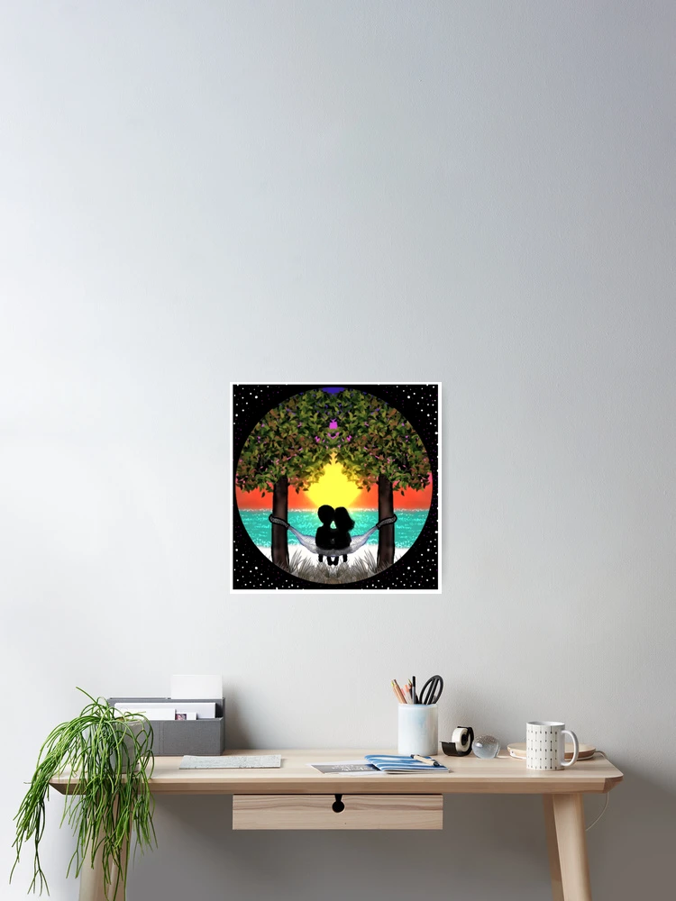 Thumbnail 2 of 3, Poster, Sunset designed and sold by Shells Designs.