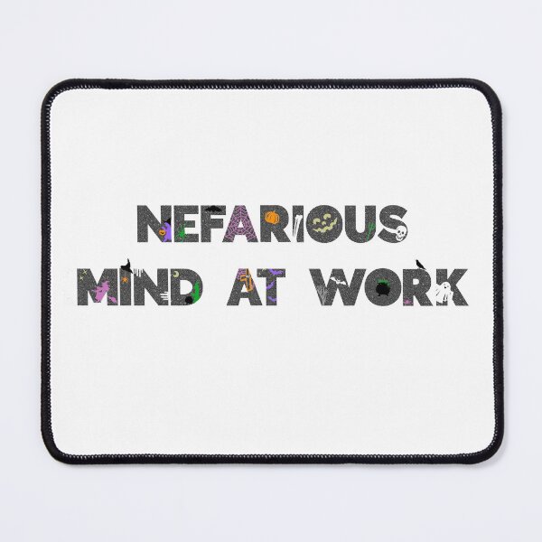 Item preview, Nefarious Mind at Work designed and sold by FunandWhimsy.