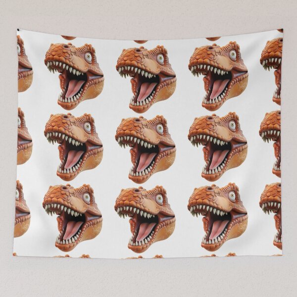 Item preview, 3D Cartoon T-Rex Dinosaur, Logo, Sticker, Wall arts, Art Prints and More designed and sold by Kevin Lou.
