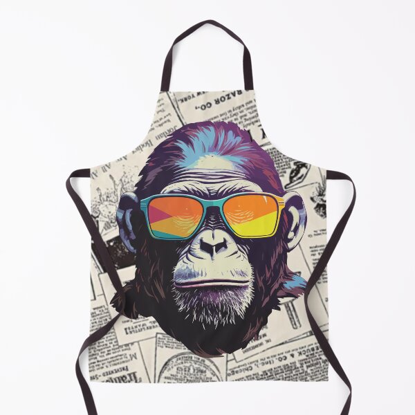 Item preview, Monkey t-shirts, nature t-shirts, cute wildlife t-shirts, vintage style t-shirts. ,newspaper designed and sold by BeYourself1993.