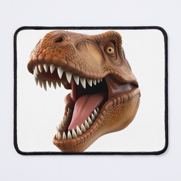 Item preview, 3D Cartoon T-Rex Dinosaur, Logo, Sticker, Wall arts, Art Prints and More designed and sold by Kevin Lou.