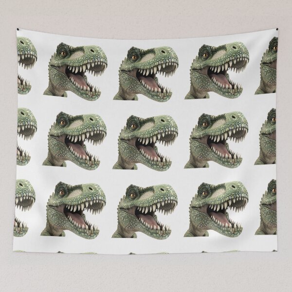 Item preview, 3D Cartoon T-Rex Dinosaur, Logo, Sticker, Wall arts, Art Prints and More designed and sold by Kevin Lou.
