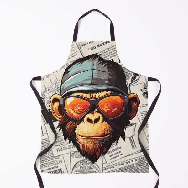 Item preview, Monkey t-shirts, nature t-shirts, cute wildlife t-shirts, vintage style t-shirts. ,newspaper designed and sold by BeYourself1993.