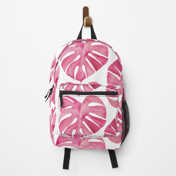 Item preview, Pink Monstera Pattern on White designed and sold by JocelynBateson.