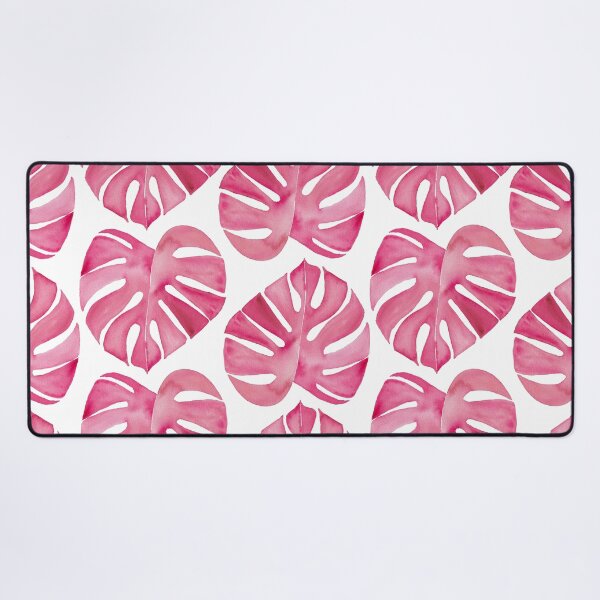 Item preview, Pink Monstera Pattern on White designed and sold by JocelynBateson.