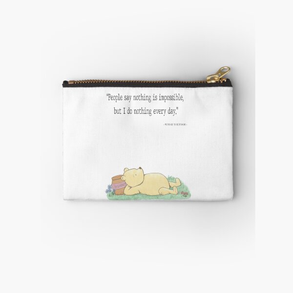 Item preview, People say nothing is impossible, but I do nothing every day - Winnie the Pooh designed and sold by Juna-Studio.