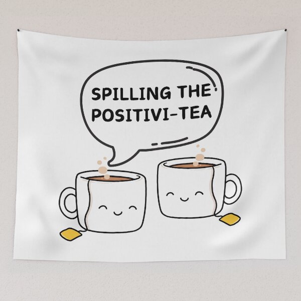 Item preview, Spilling The Positivi-Tea | Spilling The Positivity designed and sold by SpeakLifeHQ.