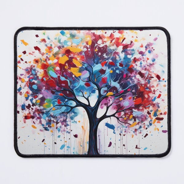 Item preview, Colorful tree with many leaves on canvas. designed and sold by CHRISMARTE.
