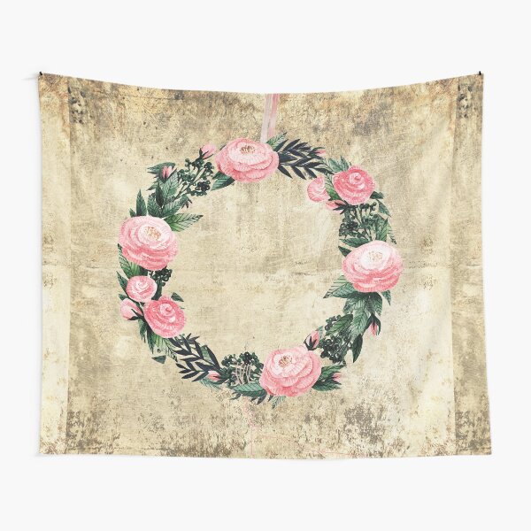 Wreath #Rose Flowers #Royal collection Tapestry