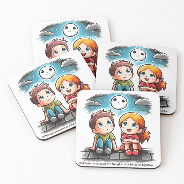 Item preview, Hand-Drawn Childhood memories are the glue that binds us together-national siblings day designed and sold by toobel.