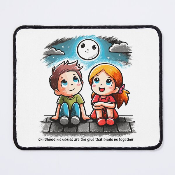 Item preview, Hand-Drawn Childhood memories are the glue that binds us together-national siblings day designed and sold by toobel.