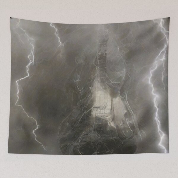 Item preview, Electric guitar and lightning designed and sold by Artbellachi.