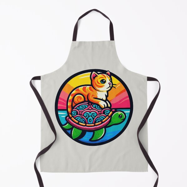 Item preview, Un lindo gatito sobre tortuga designed and sold by The Monkey Desings LLC.