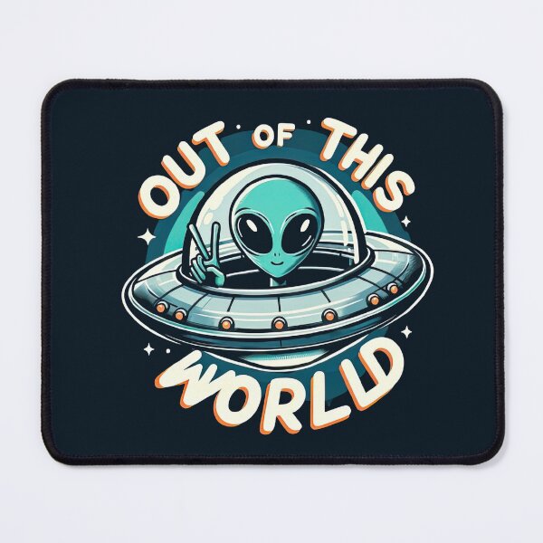 Item preview, Alien in UFO: Out of this world designed and sold by krishutd.