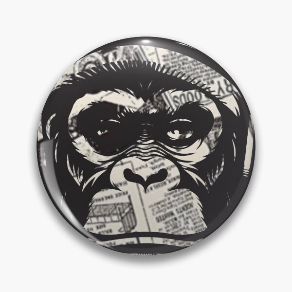 Item preview, Monkey t-shirts, nature t-shirts, cute wildlife t-shirts, vintage style t-shirts. ,newspaper designed and sold by BeYourself1993.