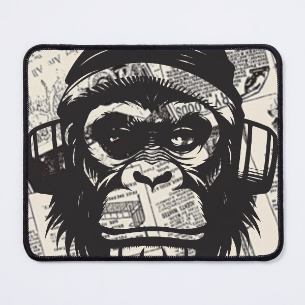 Item preview, Monkey t-shirts, nature t-shirts, cute wildlife t-shirts, vintage style t-shirts. ,newspaper designed and sold by BeYourself1993.