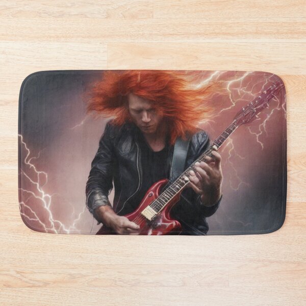 Item preview, Red-haired rock guitarist designed and sold by Artbellachi.