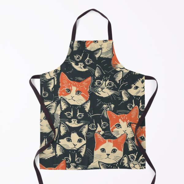 Item preview, Cats Kittens Cute Vintage Art Pattern Art Retro designed and sold by LVTFCOarts.
