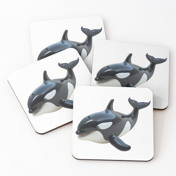 Item preview, 3D Cartoon Orca, Killer Whale, Logo, Sticker, Wall arts, Art Prints and More designed and sold by Kevin Lou.