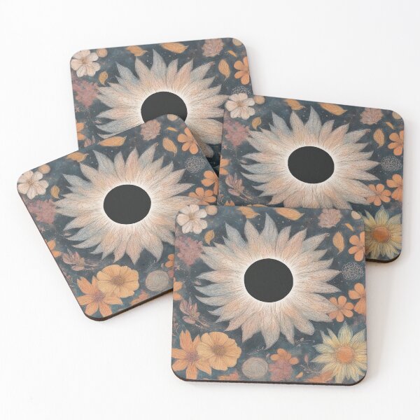 Item preview, Eclipse de flores. Eclipse Solar 2024 designed and sold by ArmonyforSouls.