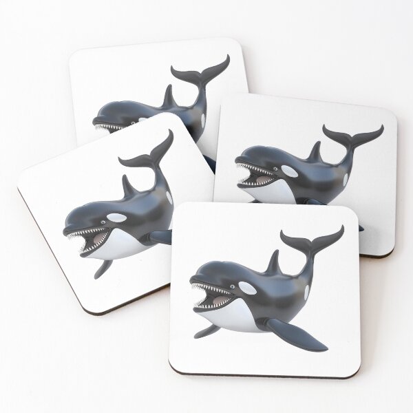 Item preview, 3D Cartoon Orca, Killer Whale, Logo, Sticker, Wall arts, Art Prints and More designed and sold by Kevin Lou.