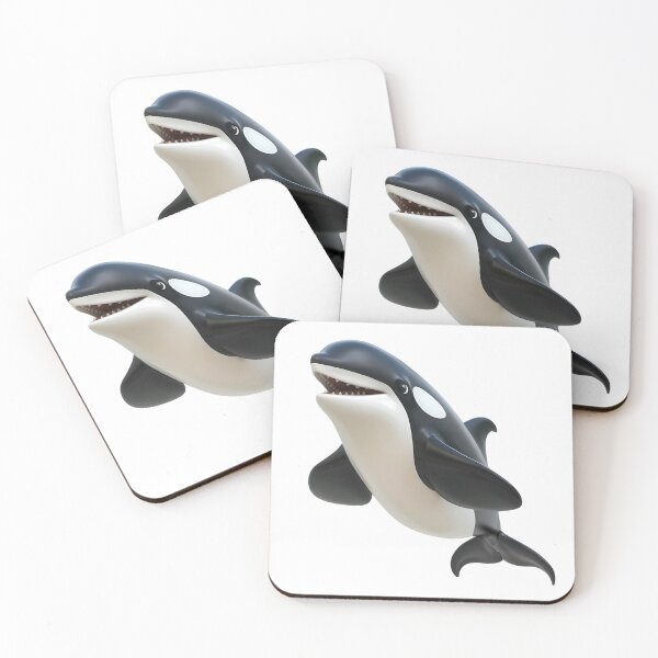 Item preview, 3D Cartoon Orca, Killer Whale, Logo, Sticker, Wall arts, Art Prints and More designed and sold by Kevin Lou.