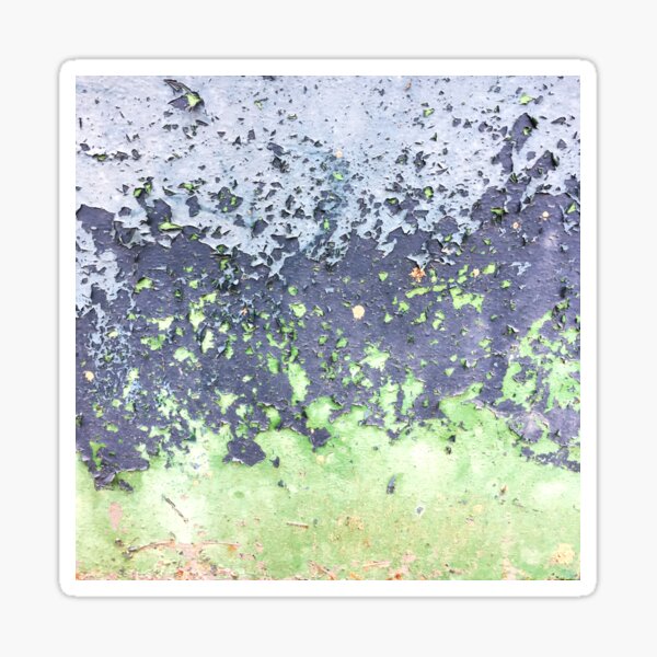Wabi-Sabi rostiges Blatt Sticker