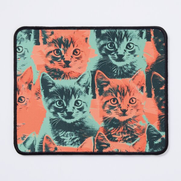 Item preview, Adorable Vintage Pattern Art Cats Kittens Funny designed and sold by LVTFCOarts.