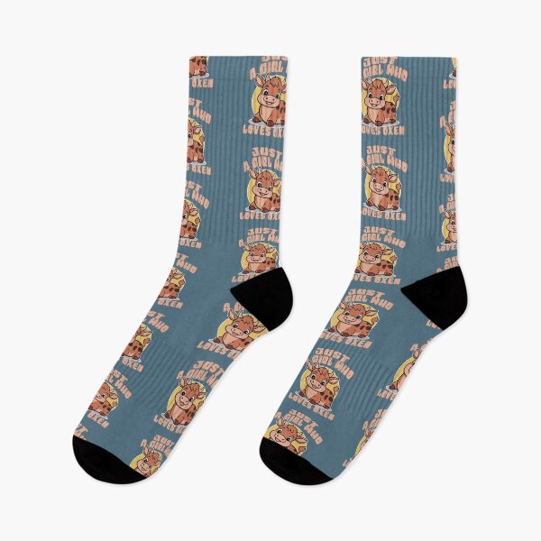 Item preview, just a girl who loves oxen designed and sold by samah82.