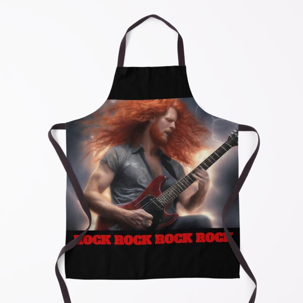 Item preview, Bearded rock guitarist with red hair designed and sold by Artbellachi.