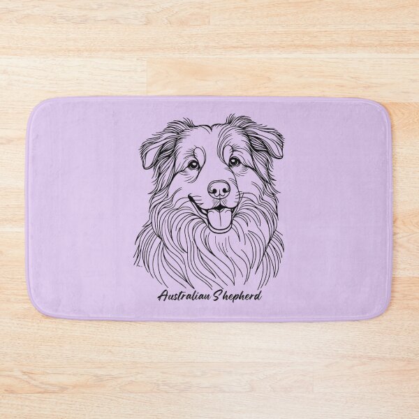 Item preview, Simple Line Drawing Australian Shepherd  designed and sold by critterpatchusa.