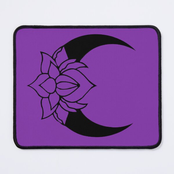 Item preview, Lotus Moon (Black) designed and sold by ArtbyMikkiC.