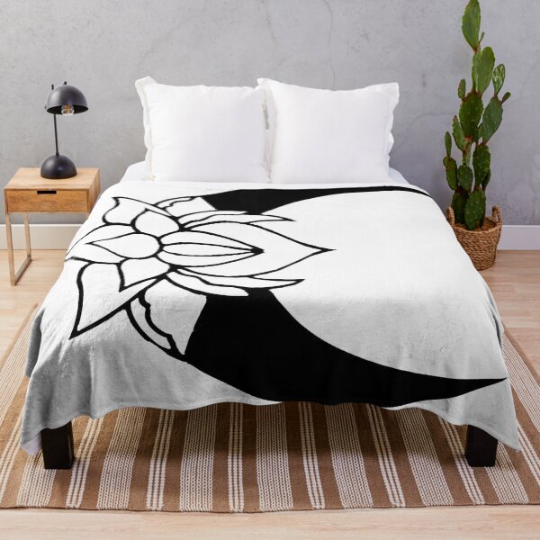 Item preview, Lotus Moon (Black) designed and sold by ArtbyMikkiC.