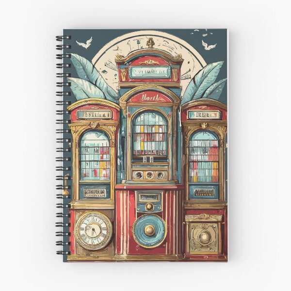 Item preview, Nostalgic Melodies: Retro Jukebox Revival designed and sold by bb-15artstudio.