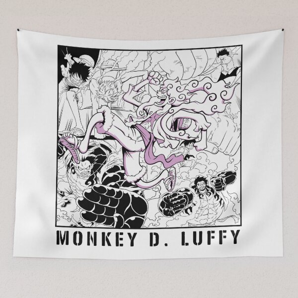 Item preview, Monkey D. Luffy The Strawhat Pirate Captain in All Gear Form. designed and sold by FriskySloths.